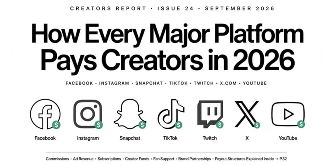 How Every Major Platform Pays Creators in 2026