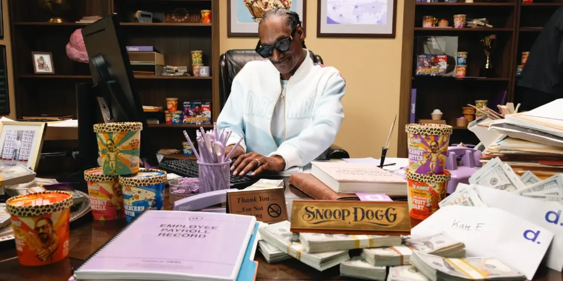 Snoop Dogg will pay someone $30,000 to eat ice cream around the world